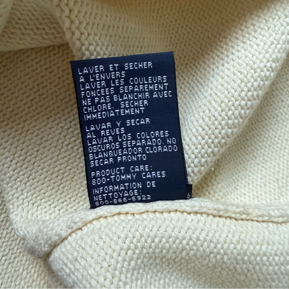 *NWT* MEN'S Vintage 90s/Y2K Tommy Jeans Japan Hilfiger Logo Crew Neck Sweater L - Picture 15 of 16